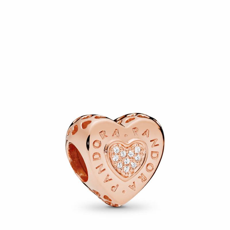 Pandora Rose™ Signature Heart Charm Egypt BE0482937